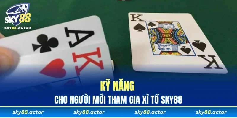 Kỹ năng cho người mới tham gia xì tố SKY88